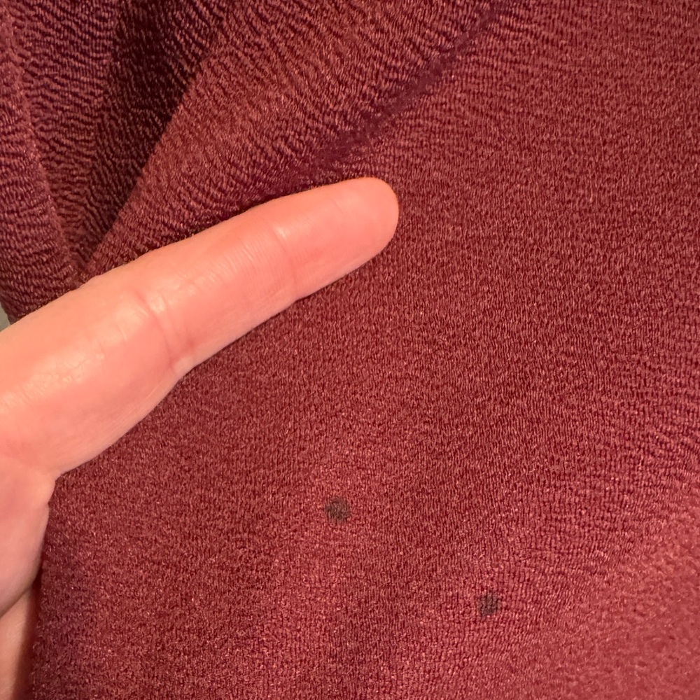 French mauve 3/4 sleeve blazer size large - Picture 7 of 7